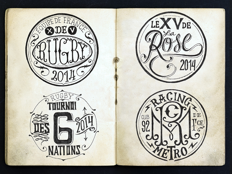 Typographie sketch 2014